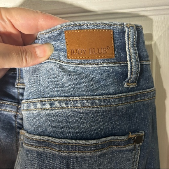 Judy Blue Boyfriend Fit Stretch Denim Distressed JB8275MD Size 11/30 Distressed - Picture 11 of 16